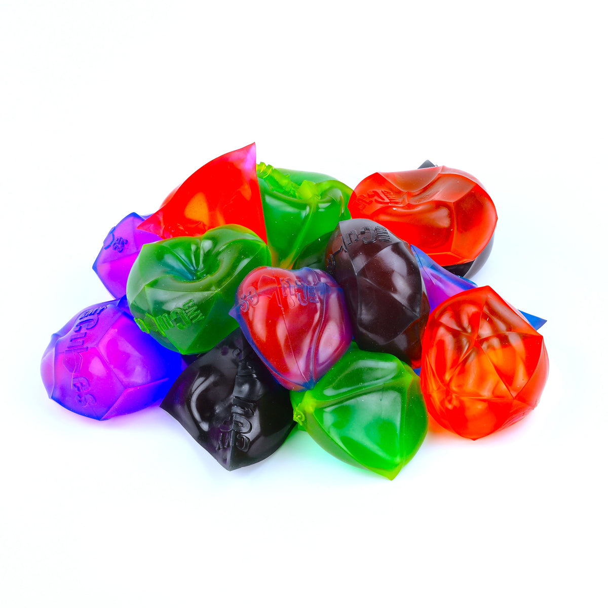 PolySquish geometric squishy in studio lighting