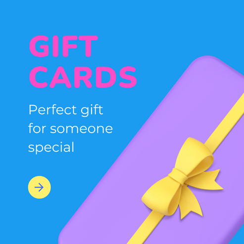 CMY Cubes digital gift card in vibrant spectrum colours
