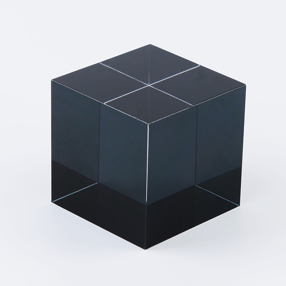 The K Cube, a translucent key (black) CMY cube